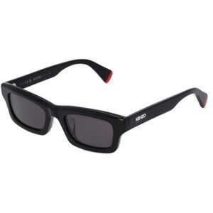 Thélios Kenzo KZ40164U Unisex-Sonnenbrille Vollrand Quadratisch Kunststoff-Gestell, Schwarz
