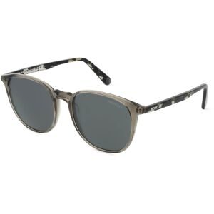 Luxottica Fashion Brillen Vertriebs GmbH Moncler ML0189 LUMINAIRE Unisex-Sonnenbrille Vollrand Rund Acetat-Gestell, Schwarz