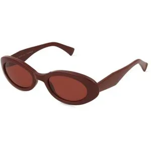 Wenzhou Lidong Optical Manufacture Co., Ltd. Fielmann LD 053 SUN FA GLENDA Damen-Sonnenbrille Vollrand Oval Acetat-Gestell, Rot