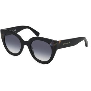 Marchon Germany GmbH Longchamp LO750S Unisex-Sonnenbrille Vollrand Rund Acetat-Gestell, Blau