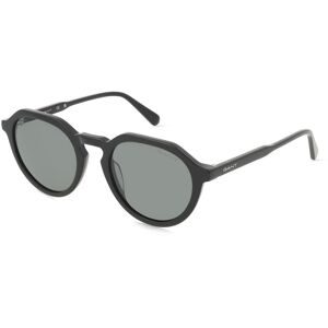Marcolin Deutschland GmbH Gant GA00024 Herren-Sonnenbrille Vollrand Rund Acetat-Gestell, Schwarz