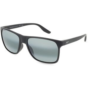 MAUI JIM Germany GmbH Maui Jim MJ0603S Pailolo Herren-Sonnenbrille Vollrand Quadratisch Kunststoff-Gestell, Schwarz