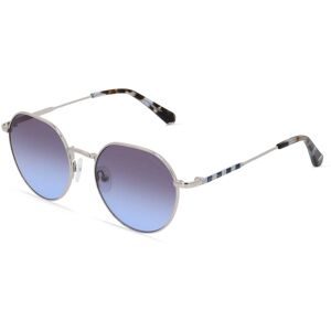 Marcolin Deutschland GmbH Gant GA8090 Unisex-Sonnenbrille Vollrand Rund Metall-Gestell, Silber