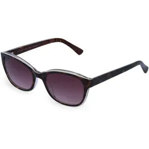 Tongda Optical Fielmann AT 022 SUN FLEX CL Damen-Sonnenbrille Vollrand Butterfly Acetat-Gestell, Havanna