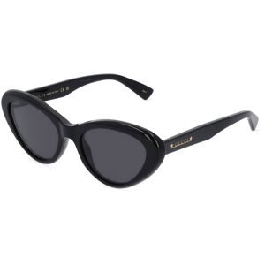 Safilo GmbH Gucci GG1170S Damen-Sonnenbrille Vollrand Butterfly Kunststoff-Gestell, Schwarz