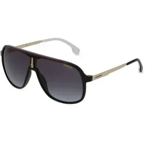Safilo GmbH Carrera 1007/S Damen-Sonnenbrille Vollrand Quadratisch Kunststoff-Gestell, Schwarz
