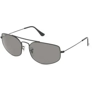 Luxottica Fashion Brillen Vertriebs GmbH Ray-Ban RB3845 Unisex-Sonnenbrille Vollrand Geometrisch Metall-Gestell, Schwarz