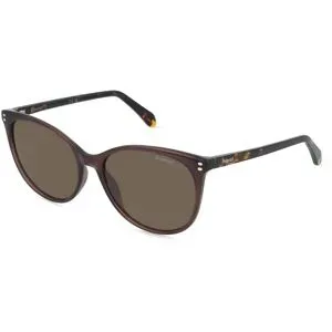 Safilo GmbH Polaroid PLD 4200/S/X Damen-Sonnenbrille Vollrand Cat Eye Acetat-Gestell, Braun