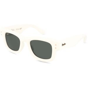 Luxottica Fashion Brillen Vertriebs GmbH Ray-Ban RB4940WAYFARER PUFFER Unisex-Sonnenbrille Vollrand Quadratisch Kunststoff-Gestell, Weiß