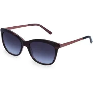 Wenzhou Lanson International Co., Ltd. Fielmann LN 004 SUN CL Damen-Sonnenbrille Vollrand Butterfly Blockacetat-Gestell, Braun