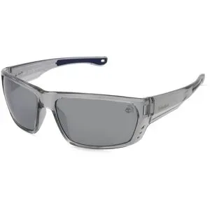 Marcolin Deutschland GmbH Timberland TB00002 Herren-Sonnenbrille Vollrand Quadratisch Kunststoff-Gestell, Grau