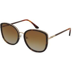 Masterdis Woodfellas 11725 SHIFT Damen-Sonnenbrille Vollrand Cat Eye Acetat-Gestell, Braun