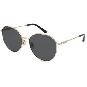 Luxottica Fashion Brillen Vertriebs GmbH Jimmy Choo 0JC4007BD Damen-Sonnenbrille Vollrand Panto Edelstahl-Gestell, Gold
