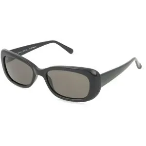 Suncute Industries Co., Ltd. Fielmann MC 628 SUN FA LIZ II Damen-Sonnenbrille Vollrand Oval Acetat Spritzguss-Gestell, Schwarz