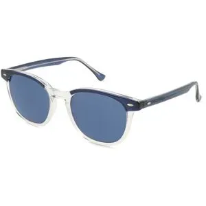 Suncute Industries Co., Ltd. Fielmann MC 610 SUN CL Unisex-Sonnenbrille Vollrand Quadratisch Acetat Spritzguss-Gestell, Blau