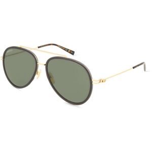 Kering Eyewear Spa Gucci GG1981S Herren-Sonnenbrille Vollrand Pilot Kunststoff-Gestell, Grau