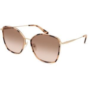 Marchon Germany GmbH Longchamp LO685S Unisex-Sonnenbrille Vollrand Butterfly Metall-Gestell, Havanna