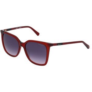 Marcolin Deutschland GmbH Gant GA8093 Unisex-Sonnenbrille Vollrand Quadratisch Kunststoff-Gestell, Rot