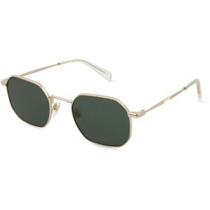 Safilo GmbH Levi's LV 1035/S Unisex-Sonnenbrille Vollrand Geometrisch Metall-Gestell, Gold