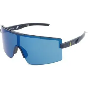 Luxottica Fashion Brillen Vertriebs GmbH Scuderia Ferrari FZ6008U Herren-Sonnenbrille Randlos Monoscheibe Kunststoff-Gestell, Blau