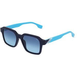 DE RIGO Vision D.A.CH. GmbH Fila FIASFI458 Unisex-Sonnenbrille Vollrand Quadratisch Kunststoff-Gestell, Blau