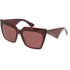 Safilo GmbH Etro 0001/S Damen-Sonnenbrille Vollrand Eckig Acetat-Gestell, Havanna