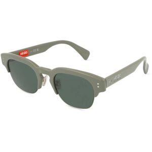 Thélios Kenzo KZ40179U Herren-Sonnenbrille Vollrand Quadratisch Kunststoff-Gestell, Grün
