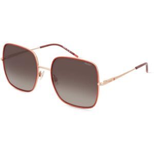 Safilo GmbH Hugo HG 1293/S Damen-Sonnenbrille Vollrand Quadratisch Metall-Gestell, Gold