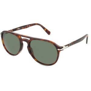 Luxottica Fashion Brillen Vertriebs GmbH Persol 0PO3235S Unisex-Sonnenbrille Vollrand Pilot Acetat-Gestell, Havanna