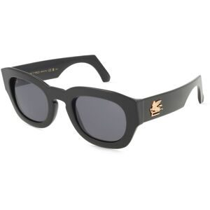 Safilo GmbH Etro 0079/S Unisex-Sonnenbrille Vollrand Eckig Kunststoff-Gestell, Schwarz