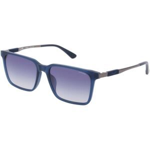DE RIGO Vision D.A.CH. GmbH Police SPLP31 Unisex-Sonnenbrille Vollrand Quadratisch Acetat-Gestell, Blau