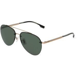 Safilo GmbH Boss 1537/F/SK Herren-Sonnenbrille Vollrand Pilot Metall-Gestell, Gold