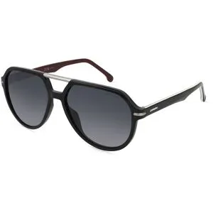 Safilo SpA Carrera 315/S Herren-Sonnenbrille Vollrand Pilot Kunststoff-Gestell, Schwarz