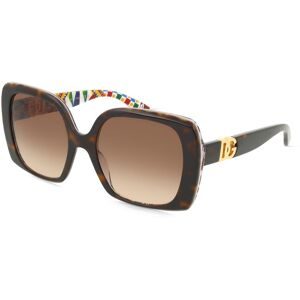 Luxottica Fashion Brillen Vertriebs GmbH Dolce&Gabbana DG4475 Damen-Sonnenbrille Vollrand Quadratisch Acetat-Gestell, Havanna