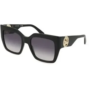 Marchon Germany GmbH Longchamp LO734S Unisex-Sonnenbrille Vollrand Quadratisch Kunststoff-Gestell, Schwarz