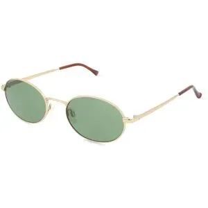 Zhangzhou Agilton Optical Co., Ltd. Fielmann MC 649 SUN CL BLAKE Unisex-Sonnenbrille Vollrand Oval Edelstahl-Gestell, Gold