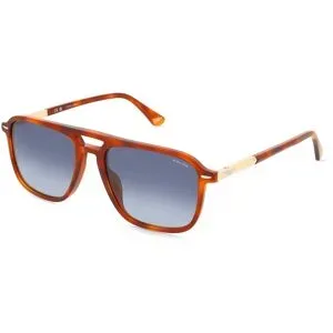 DE RIGO Vision D.A.CH. GmbH Police SPLR78 Herren-Sonnenbrille Vollrand Quadratisch Kunststoff-Gestell, Gelb