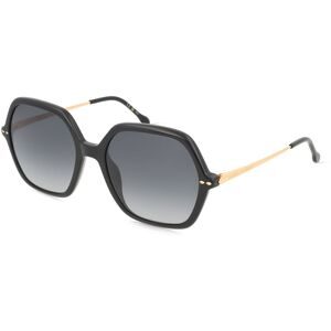 Safilo GmbH Isabel Marant IM 0206/G/S Damen-Sonnenbrille Vollrand Geometrisch Acetat-Gestell, Schwarz