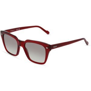 Luxottica Fashion Brillen Vertriebs GmbH Vogue eyewear VO5380S Herren-Sonnenbrille Vollrand Quadratisch Acetat-Gestell, Rot