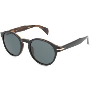 Safilo GmbH David Beckham DB 1178/S Herren-Sonnenbrille Vollrand Panto Acetat-Gestell, Schwarz