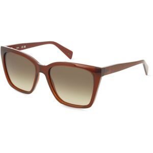 Marchon Germany GmbH Liu Jo LJ818S Damen-Sonnenbrille Vollrand Eckig Kunststoff-Gestell, Braun