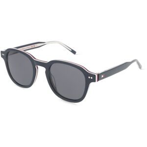 Safilo SpA Tommy Hilfiger TH 2185/S Herren-Sonnenbrille Vollrand Panto Acetat-Gestell, Blau