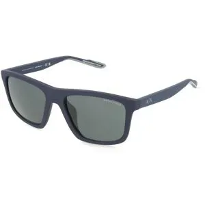 Luxottica Fashion Brillen Vertriebs GmbH Armani Exchange AX4149SU Herren-Sonnenbrille Vollrand Quadratisch Kunststoff-Gestell, Blau