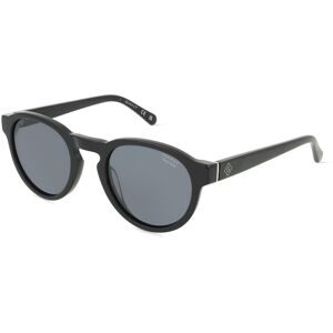 Marcolin Deutschland GmbH Gant GA7228 Unisex-Sonnenbrille Vollrand Rund Acetat-Gestell, Schwarz