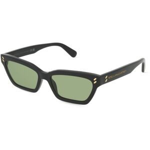Thélios Stella McCartney SC40067I Damen-Sonnenbrille Vollrand Cat Eye Acetat-Gestell, Schwarz