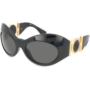 Luxottica Fashion Brillen Vertriebs GmbH Versace VE4462 Damen-Sonnenbrille Vollrand Quadratisch Acetat-Gestell, Schwarz
