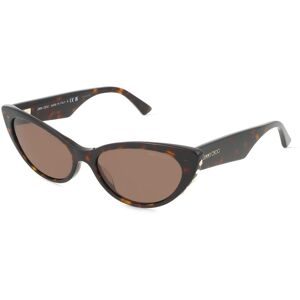 Luxottica Fashion Brillen Vertriebs GmbH Jimmy Choo JC5023H Damen-Sonnenbrille Vollrand Cat Eye Acetat-Gestell, Havanna