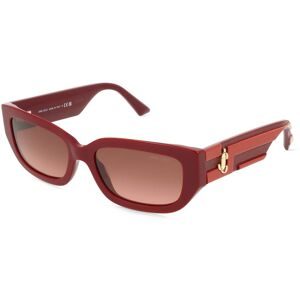 Luxottica Fashion Brillen Vertriebs GmbH Jimmy Choo JC5017 Damen-Sonnenbrille Vollrand Quadratisch Acetat-Gestell, Rot