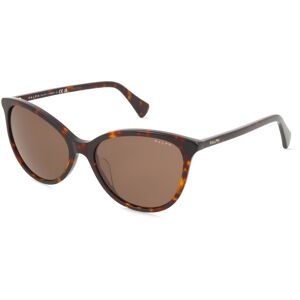 Luxottica Fashion Brillen Vertriebs GmbH Ralph 0RA5339U Damen-Sonnenbrille Vollrand Panto Acetat-Gestell, Havanna