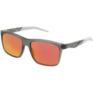 Marchon Germany GmbH Nike NKIO0103X RADEON BYTE Herren-Sonnenbrille Vollrand Eckig Kunststoff-Gestell, Grau